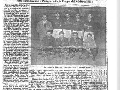 Il Torneo della Canicola (che prendeva il nome dal periodo pi� caldo dell�anno) era seguitissimo da tutti i baresi affamati di pallone e le cronache delle partite venivano riportate quotidianamente sui giornali locali